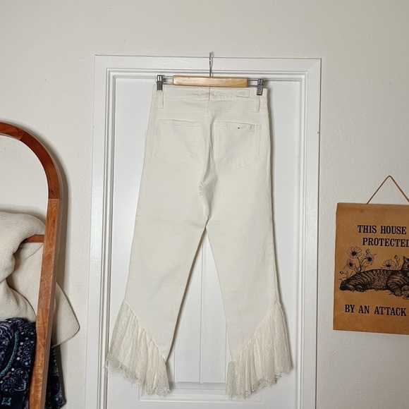 PAIGE Women's Hoxton High Rise Straight Leg Ankle Jean size 27 bridal - Picture 6 of 10